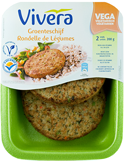 Vivera vegetarian vegetable burger 2 pieces